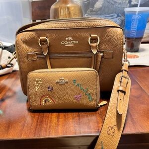 Coach purse and wallet